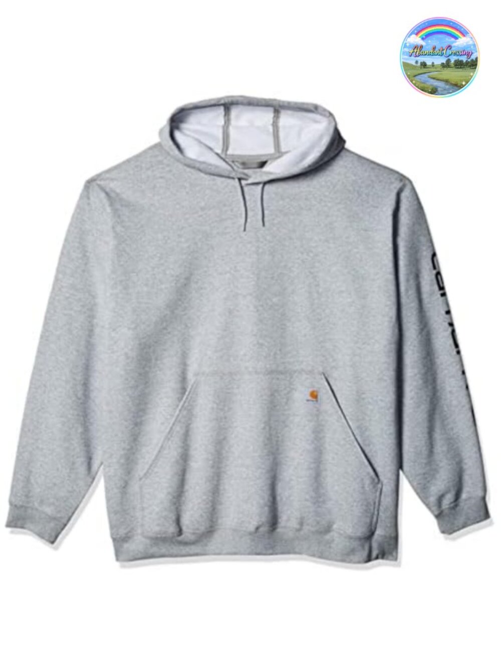 Carhartt Men's Iconic K288 Logo Hooded Sweatshirt - Heavyweight Cotton Pullover